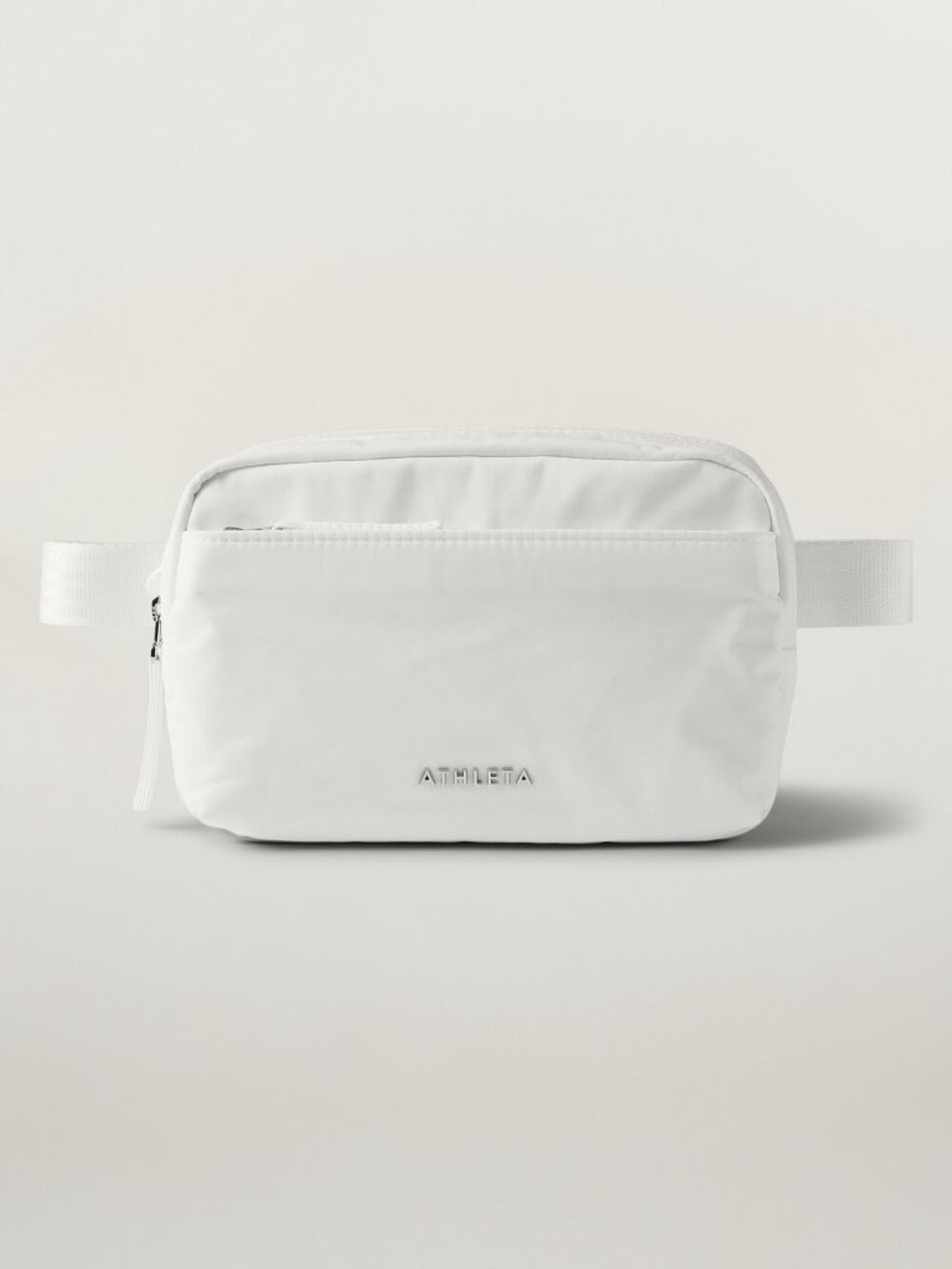 Athleta, All About Crossbody Belt Bag Color, White, NWT